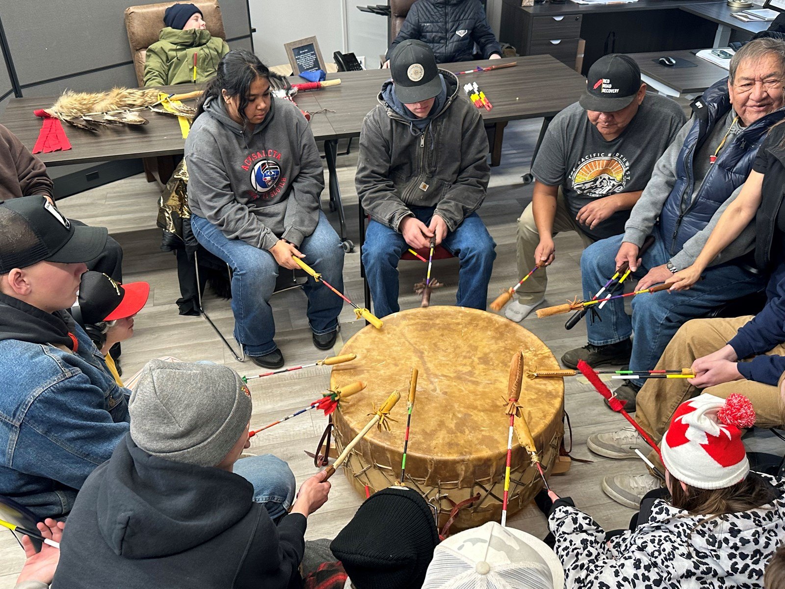 Columneetza Students Visit the Community of Esket
